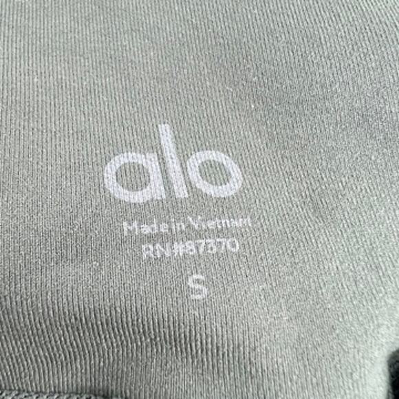 Alo Yoga High-Waist Moto Legging Women's S in Forrest Green - Picture 8 of 11